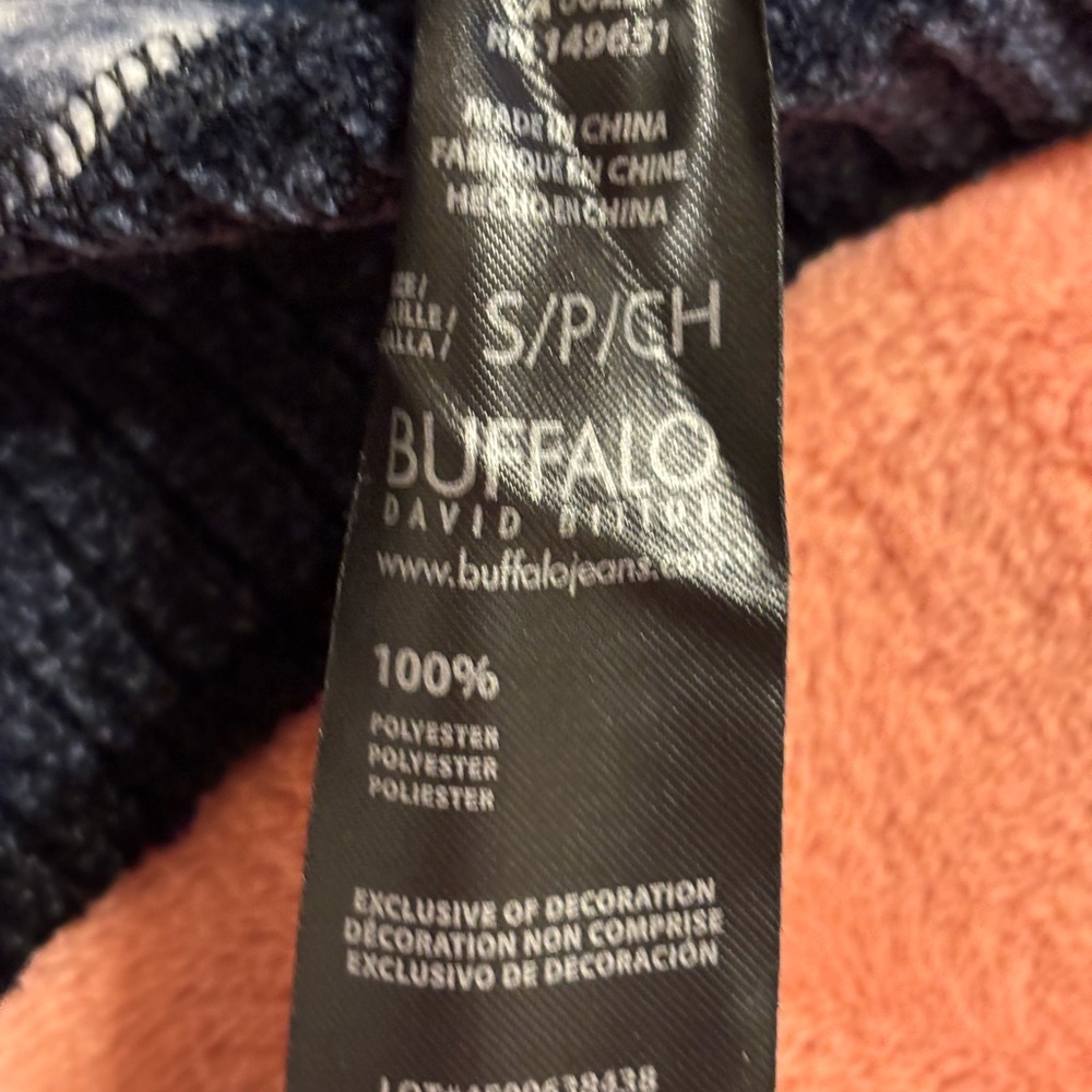 Buffalo David Bitton Navy Zip-Up Sweater - Picture 4 of 8